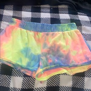 tie dye shorts